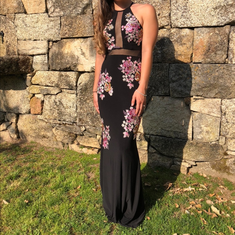 Black Gown David’s Bridal Size 0